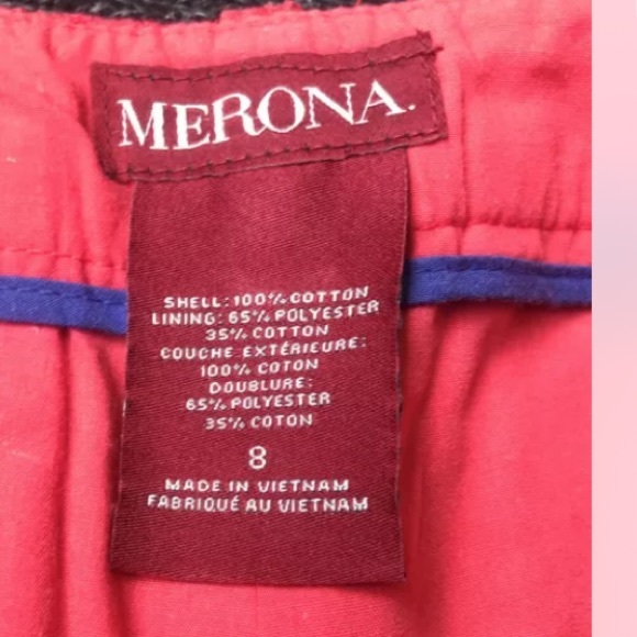 Merona Women’s Red Eyelet Sailor Shorts 8 - Picture 5 of 8